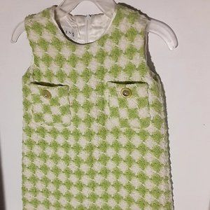 Helena  Lime and Cream Jumper